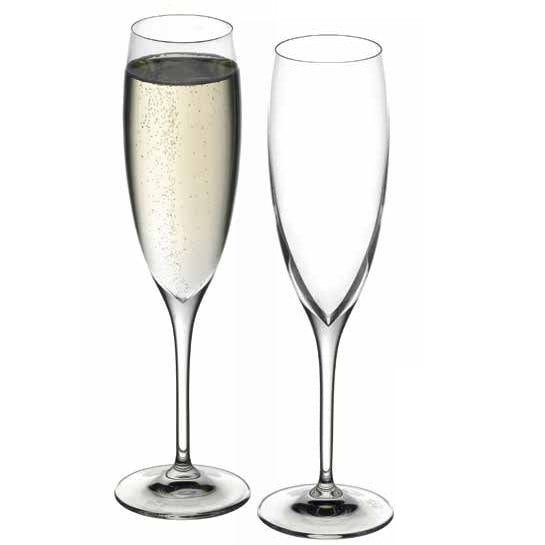 Rcr Cristalleria Italiana 2.0 Set 6 Calici Flute Champagne 20 Cl Crystal Glass