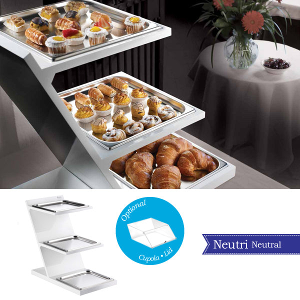 Pintinox Alzata 3 Piani Con Vassoi