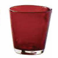 Dolphin Trade Bollicine Bicchiere Acqua 25 Cl Rosso