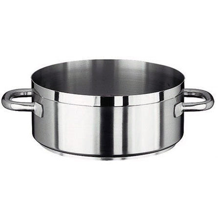 Paderno Casseruola Bassa 2 Maniglie Cm 20 Serie 1100 Inox