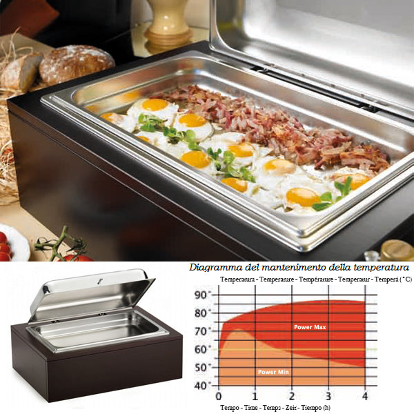 Pintinox Chafing Dish Rettangolare Gn 1/1