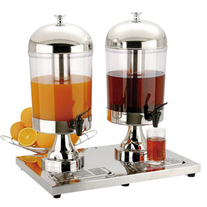 Paderno Distributore Succhi Lt 8X2 Inox