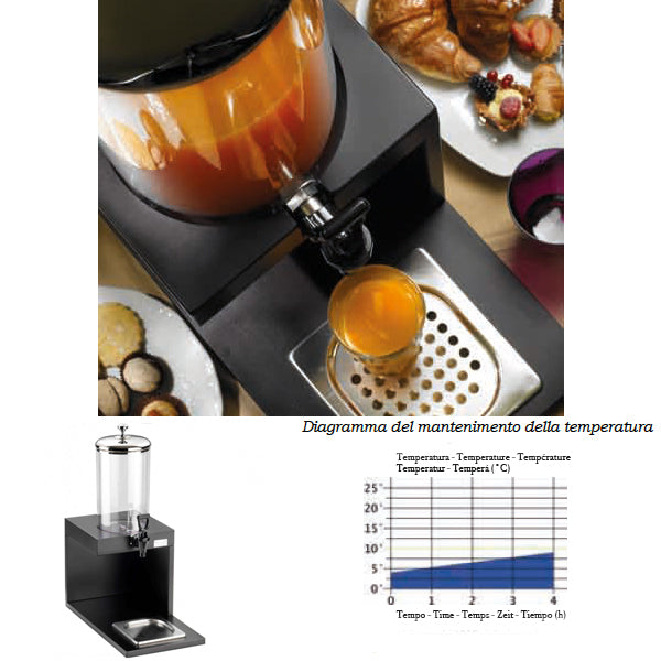 Pintinox Distributore Succhi E Bevande Lt 3,5
