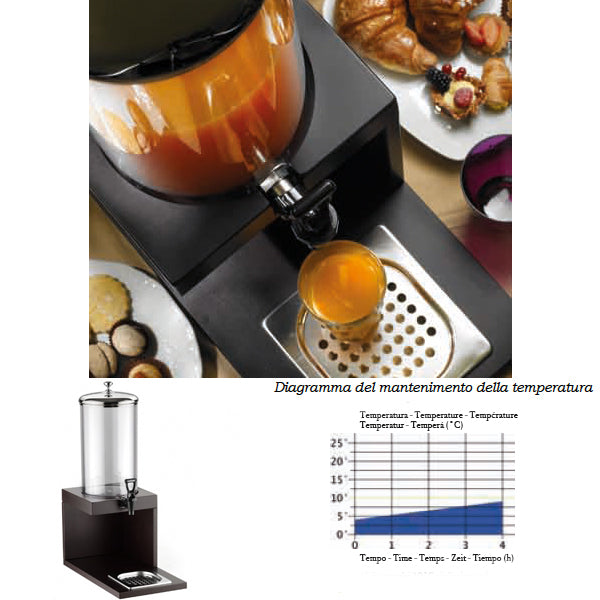 Pintinox Distributore Succhi E Bevande Lt 8