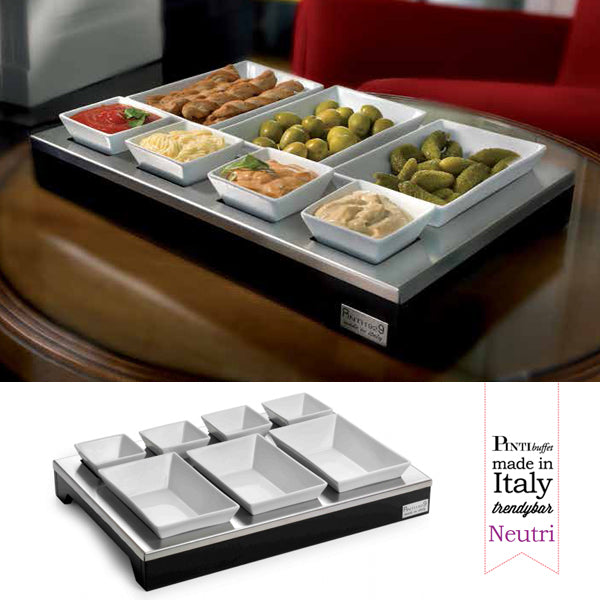 Pintinox Espositore Neutro Con 7 Ciotole