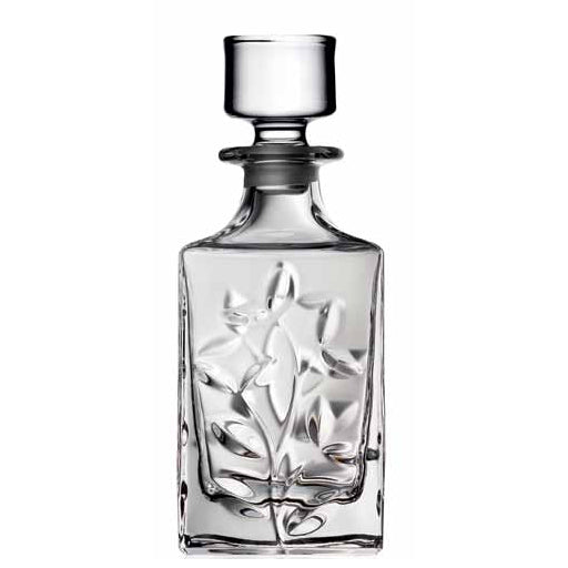 Rcr Cristalleria Italiana Laurus Bottiglia Whisky 85 Cl Crystal Glass