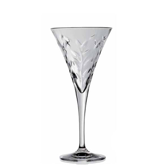 Rcr Cristalleria Italiana Laurus Set 6 Calici Liquore 6 Cl Crystal Glass