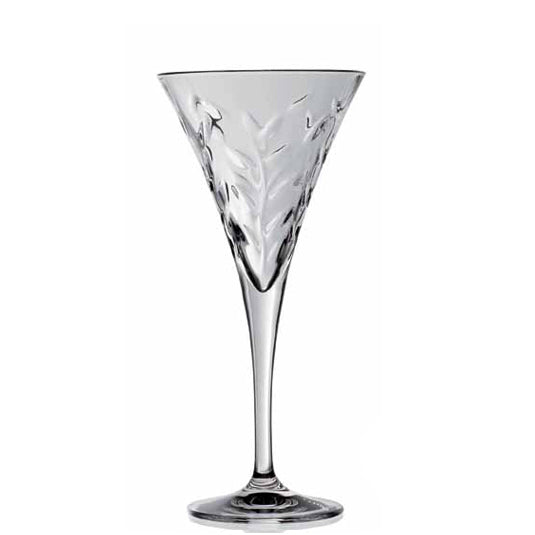 Rcr Cristalleria Italiana Laurus Set 6 Calici Vino 17 Cl Crystal Glass
