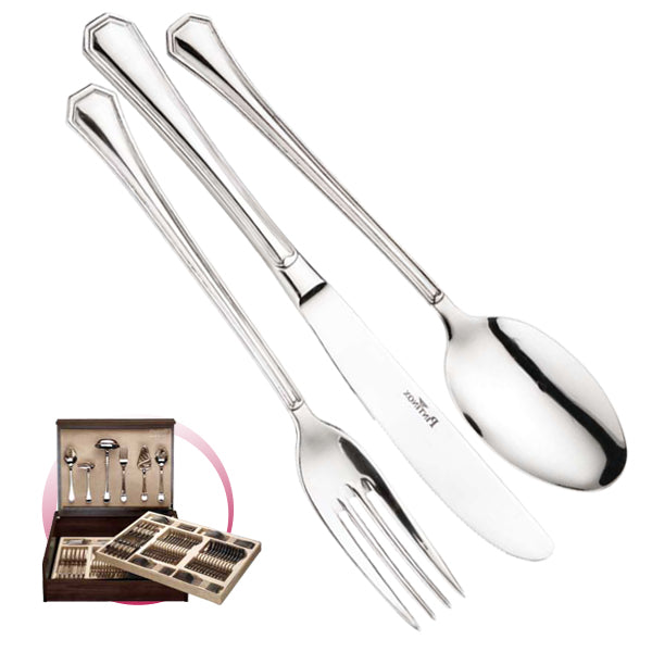 Pintinox Pinti Servizio Posate 126 Pz America In Bauletto Legno