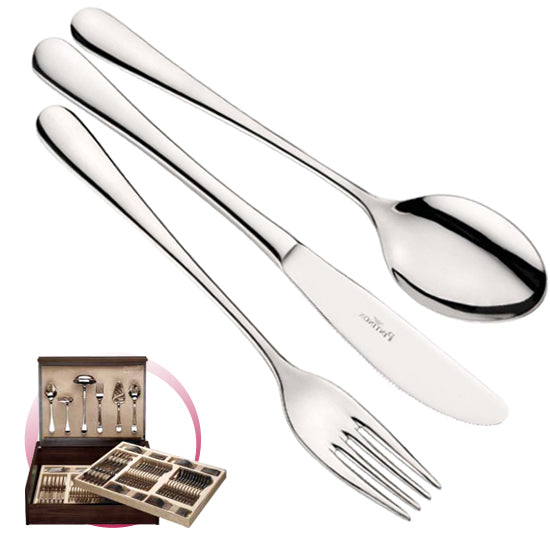 Pintinox Pinti Servizio Posate 126 Pz Hotel In Bauletto Legno