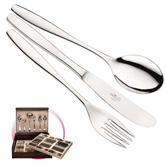 Pintinox Pinti Servizio Posate 126 Pz Ischia In Bauletto Legno