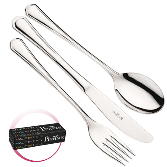 Pintinox Pinti Servizio Posate 24 Pz Brasilia In Scatola Compact