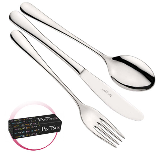 Pintinox Pinti Servizio Posate 24 Pz Hotel In Scatola Compact