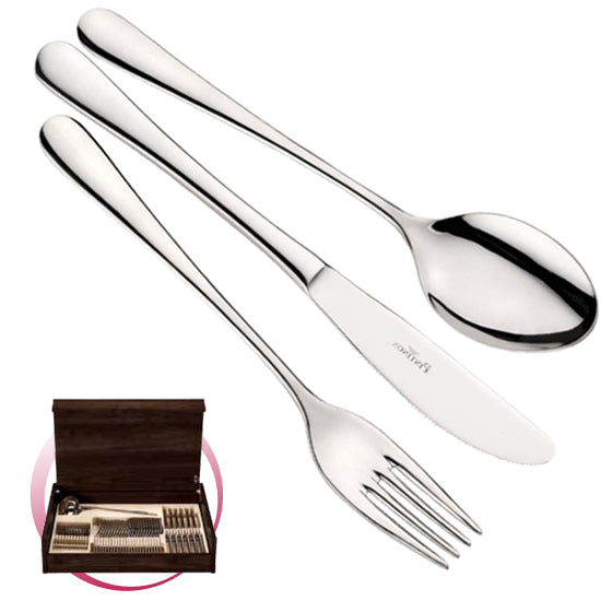 Pintinox Pinti Servizio Posate 49 Pz Hotel In Bauletto Legno