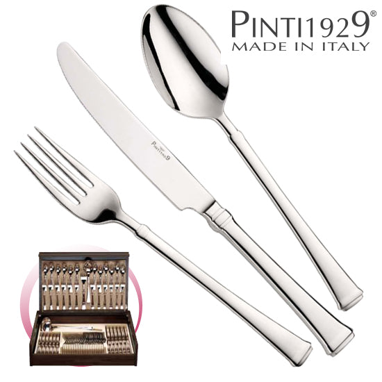 Pinti 1929 Pinti Set Posate Hermitage 75 Pz In Bauletto Di Legno