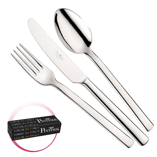 Pinti 1929 Pinti Set Posate Millenium 24 Pz In Scatola Compact