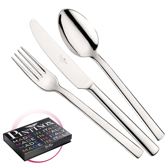 Pinti 1929 Pinti Set Posate Millenium 24 Pz In Scatola Iride