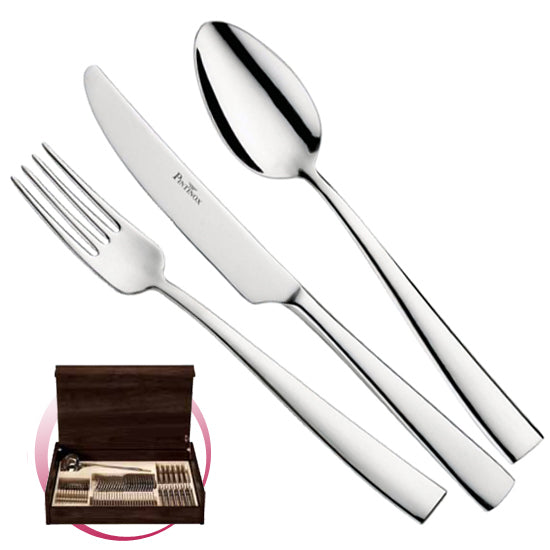 Pintinox Pinti Set Posate Palace 49 Pz In Bauletto Di Legno