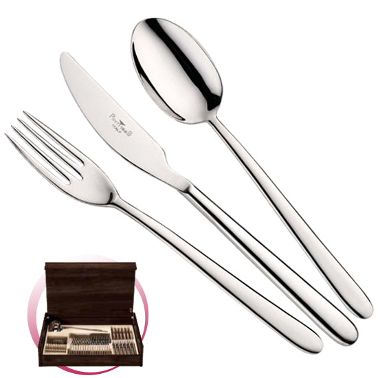Pinti 1929 Pinti Set Posate Privilege 49 Pz In Bauletto Di Legno