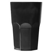 Garnet Europe San Bicchiere Policarbonato Granity 35 Cl Nero
