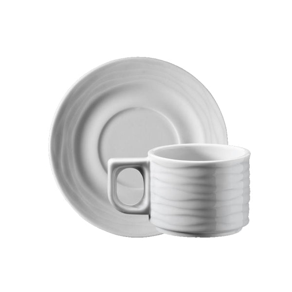 Kutahya Porselen Sea Wave Piattino Per Tazza The/Colazione