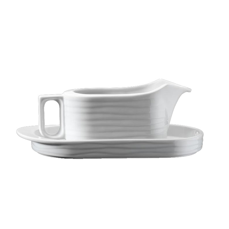 Kutahya Porselen Sea Wave Piatto Per Salsiera Cm 22