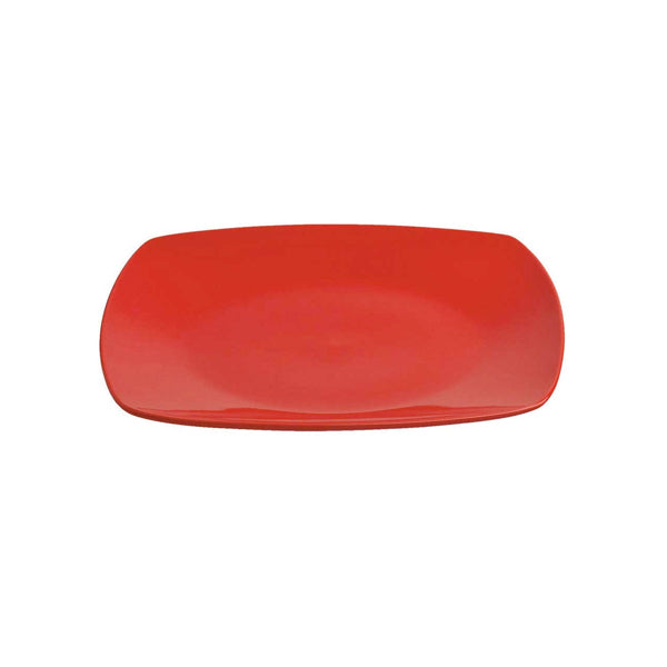 Tognana Time Square Piatto Frutta Quadrato Rosso Cm 21X21