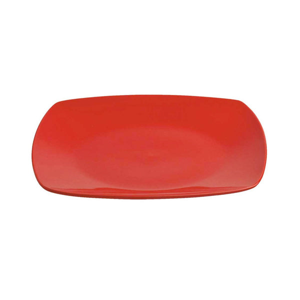 Tognana Time Square Piatto Piano Quadrato Rosso Cm 26X26
