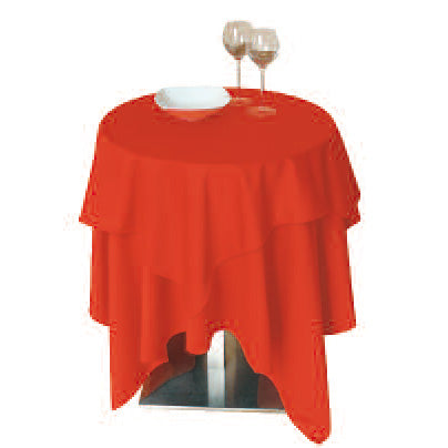 Colombo Mario Tovaglia Poly/Cotone Small 127X127 Rosso Aragosta