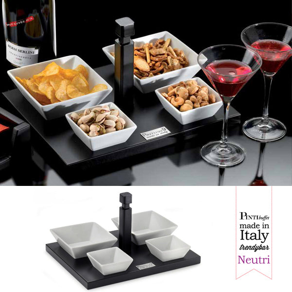 Pintinox Vassoio Aperitivo Con 4 Ciotole