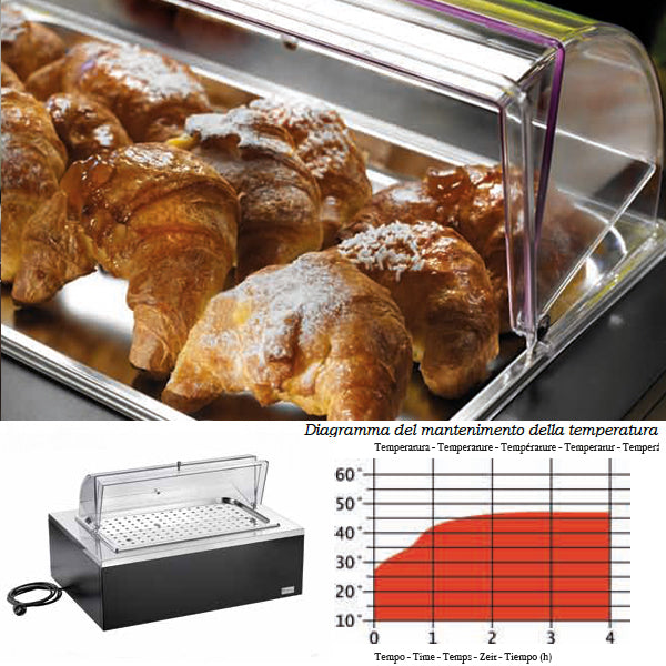 Pintinox Vassoio Brioches Riscaldato