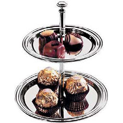 Paderno Alzata Dolci 2 Piani Cromata