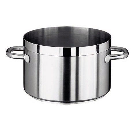 Paderno Casseruola Alta 2 Maniglie Cm 24 Serie 1100 Inox