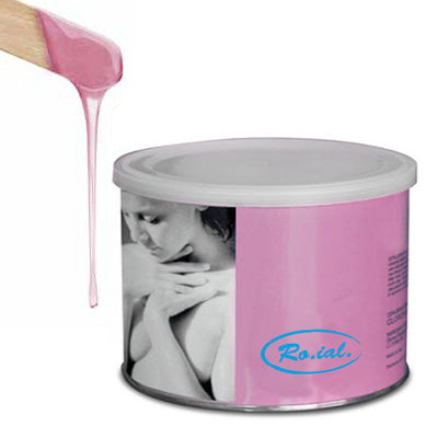 Roial Ceretta Depilazione 400 Ml Titanio Rosa In Barattolo