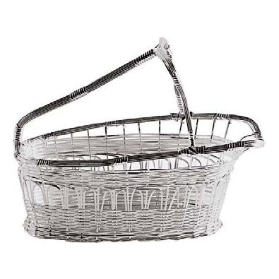 Paderno Cestino Porta Bottiglia Argentato