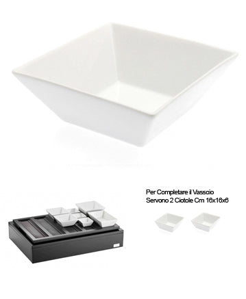 Pintinox Ciotola In Porcellana Cm 16X16X6 H