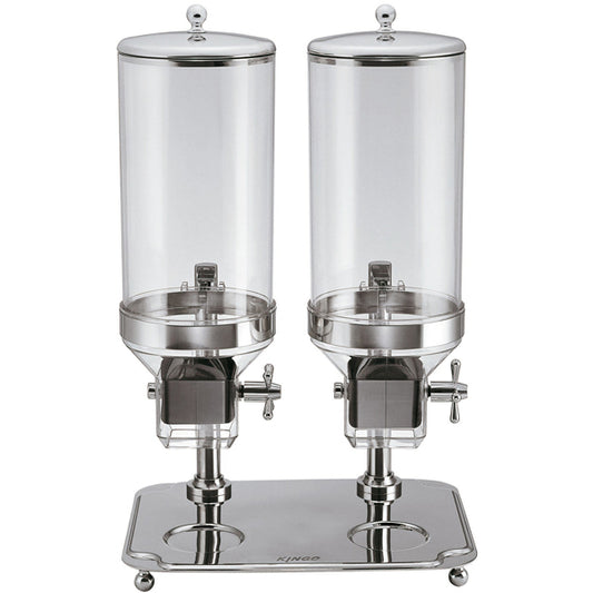 Forcar Distributore Cereali Doppio Lt 8X2 Inox