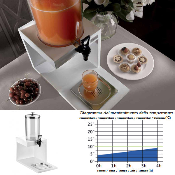 Pintinox Distributore Succhi E Bevande Lt 3,5
