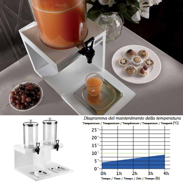 Pintinox Distributore Succhi E Bevande Lt 3,5X2