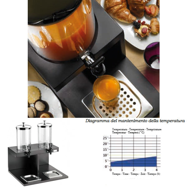 Pintinox Distributore Succhi E Bevande Lt 3,5X2
