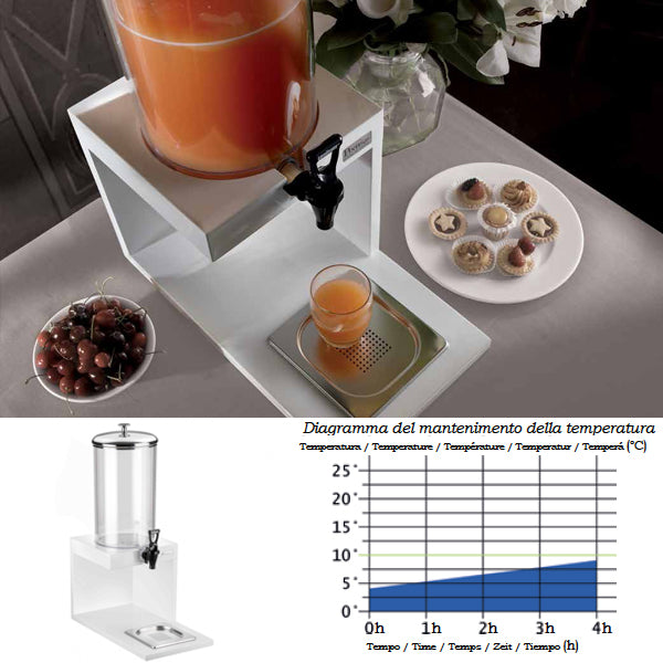 Pintinox Distributore Succhi E Bevande Lt 8