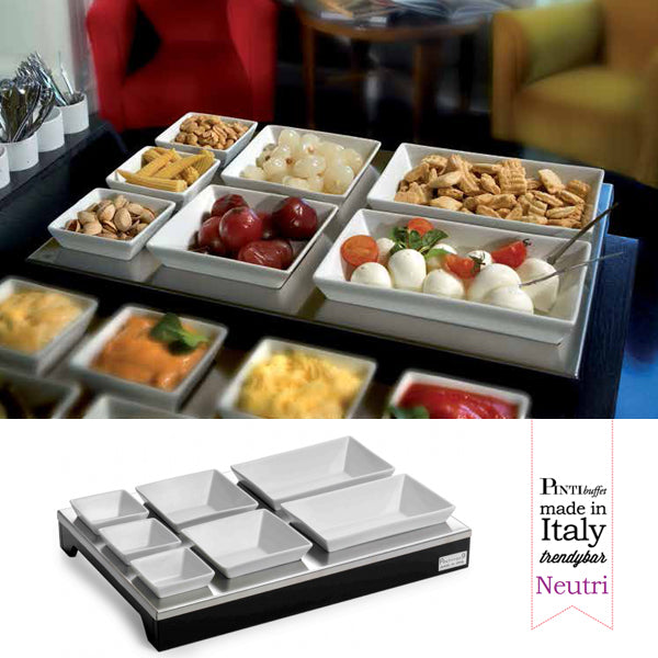 Pintinox Espositore Neutro Con 7 Ciotole