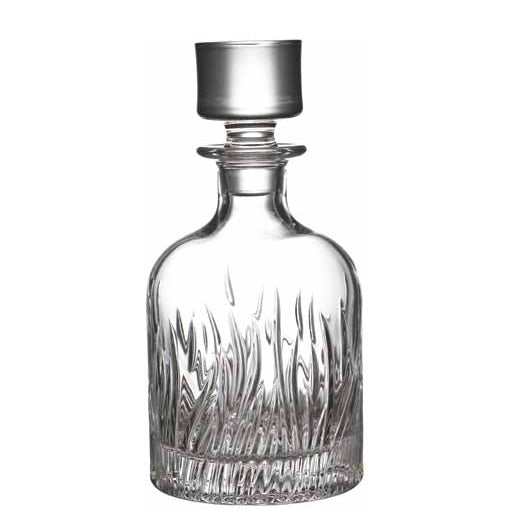 Rcr Cristalleria Italiana Fire Bottiglia Whisky 88,5 Cl Crystal Glass