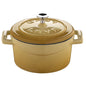 Paderno Folk Mini Casseruola Tonda Lt 0,35 In Ghisa Smaltata Giallo