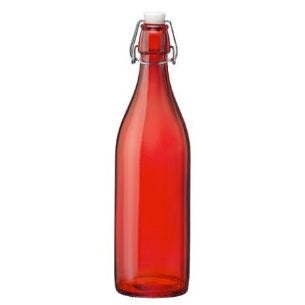 Bormioli Rocco Giara Bottiglia Lt 1 Rossa
