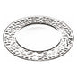 F&D Grace Sottopiatto In Vetro Martellato Cm 35