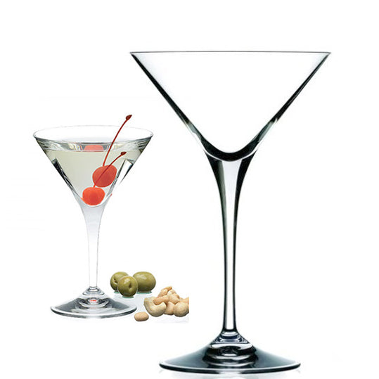 Rcr Cristalleria Italiana Invino Set 6 Calici Martini 24 Cl Crystal Glass