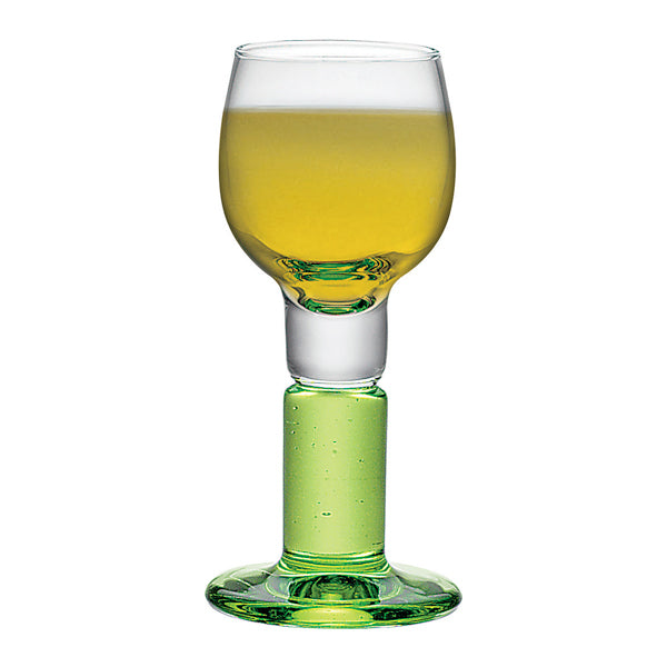 Bormioli Rocco Limoncino Calice Limoncello Gambo Verde 6,5 Cl