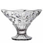 Rcr Cristalleria Italiana Laurus Coppa Macedonia  230 Mm C/Piede Crystal Glass