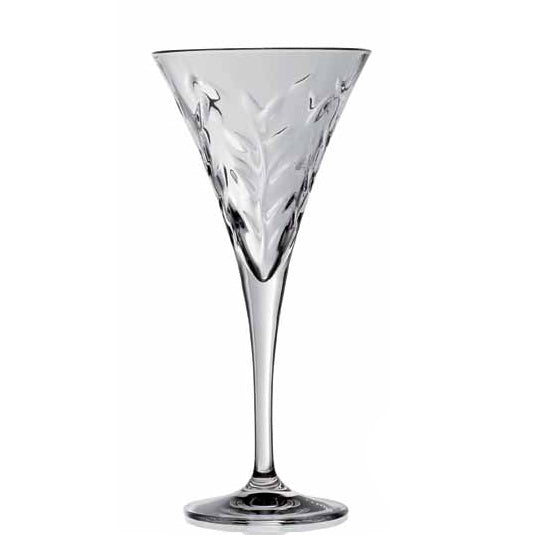 Rcr Cristalleria Italiana Laurus Set 6 Calici Acqua 21 Cl Crystal Glass